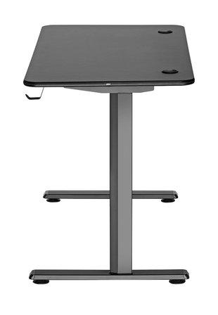 Viyero Warden T-Ayak 360° Rgb Karbon-Fiber Oyuncu Masası 18MM 136X60X75CM GD-13608-2-BLK