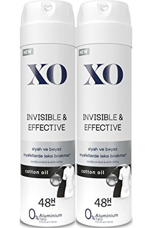 XO Deo 150ml Women Invisible & Effective (2 Lİ SET)