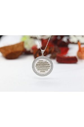 Ayetel Kürsi Kolye,dualı Kolye, 925 Ayar Gümüş Kolye