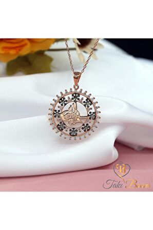 Kartanesi Tuğra Kolye 925 Ayar Gümüş
