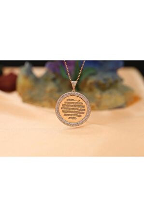 Ayetel Kürsi Kolye,dualı Kolye, 925 Ayar Gümüş Kolye