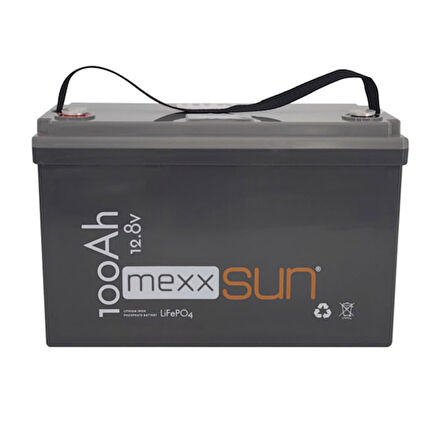 Mexxsun Lityum Akü 12,8V 100Ah (LiFePo4) 1280Wh