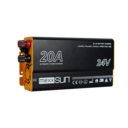 Mexxsun AC-DC Akü Şarj Cihazı 24V-20A