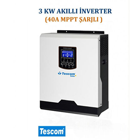 Tescom Vm3000-3000 Watt 24 Volt Akıllı İnverter 40A Mppt