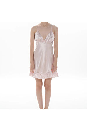 Kadın Pudra Saten Kutulu 6'lı Gelin Çeyiz Seti ROZ.86.EL.30.T