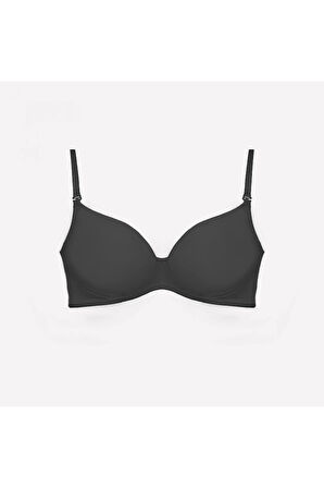 Kadın Siyah Desteksiz Askılı Sütyen N.UR.1.9.R.8.0.0.Z.E.L.T.