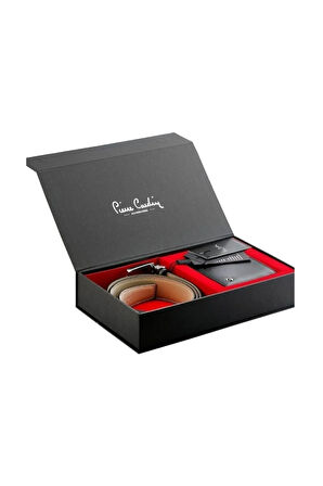 Erkek %100 Deri Kemer Cüzdan Set Takım Çeyizlik