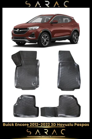 Buick Encore 2022 Model Araca Özel 3d Havuzlu Paspas