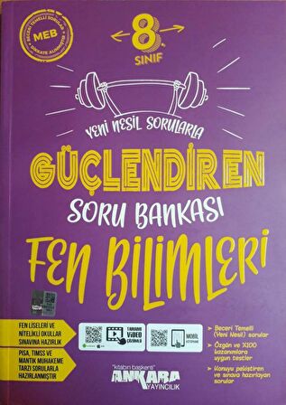 Ankara Yayıncılık 8.Sınıf LGS Güçlendiren Fen Bilimleri Soru Bankası