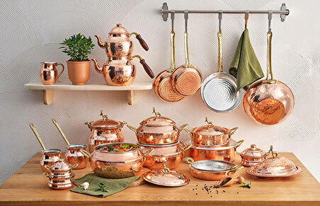 Karaca Alacahöyük Bakır Cezve Small