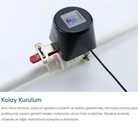 Akıllı Su Gaz Vana Kontrolü