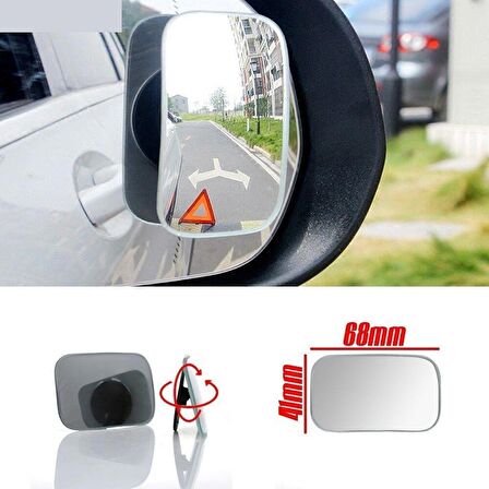 Hyundai Matrix yan ayna uyumlu mesafe park aynası - 2 adet lüks tip set