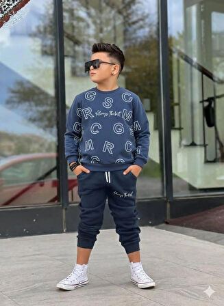 ela özel 3 ip şardonlu kalın kışlık eşofman takımı