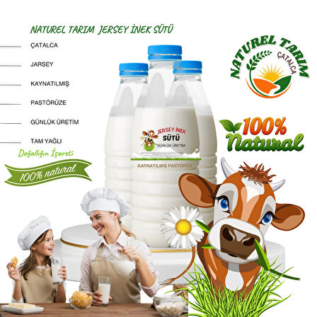 NATUREL  JERSEY İNEK SÜTÜ 2 LİTRE