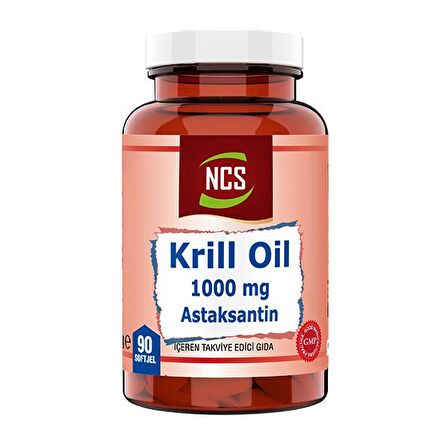 Krill Oil 1000 Mg Astaksantin 2 Mg 90 Softgel