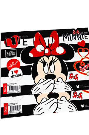 YENİ SEZON LİSANSLI MINNIE MOUSE TEKLİ ÇITÇITLI DOSYA 