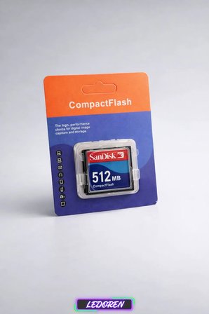 512 Mb Cf Compact Flash Hafıza Kartı Cnc Makine Kartı