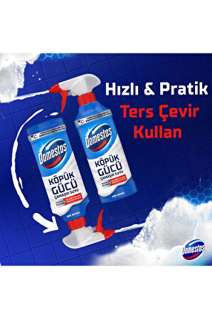 Domestos Köpük Gücü Köpük Çamaşır Suyu Beyaz Sabun 450 ml x3