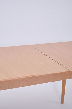Kayın Boyalı Mdf Mutfak Masası 80x130