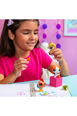 Minişler Seri 3 Barnyard Pets 3'lü Figür Paketi At Horoz Teriyer Köpek Orijinal Minişler Yeni Seri