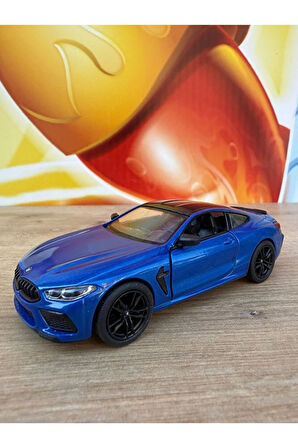 BMW M8 Diecast Model Araba Çekbırak Lisanslı 1:34 Ölçek Bmw M8 Diecast,metal Model Oyuncak Araba