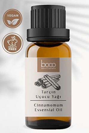 Tarçın Uçucu Yağı Saf Ve Doğal Buhurdanlık Difüzör Masaj Spa Cilt Tırnak Ve Saç Bakım Arındırıcı 5ml