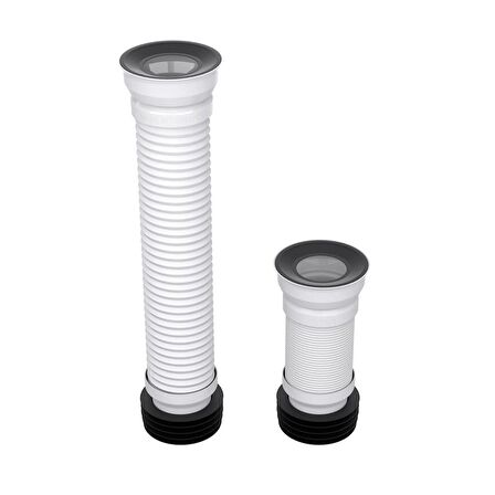 ÇELİK TELLİ KÖRÜKLÜ KADA AKORDİYON KLOZET GİDER SİFONU 52 CM