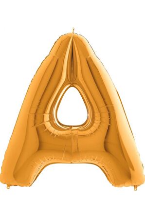 FOLYO BALON A HARF GOLD 102CM