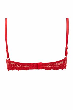 DeFacto Telli Dantelli Kırmızı Tişört Bra-Fall in Love E2306AX24AURD117