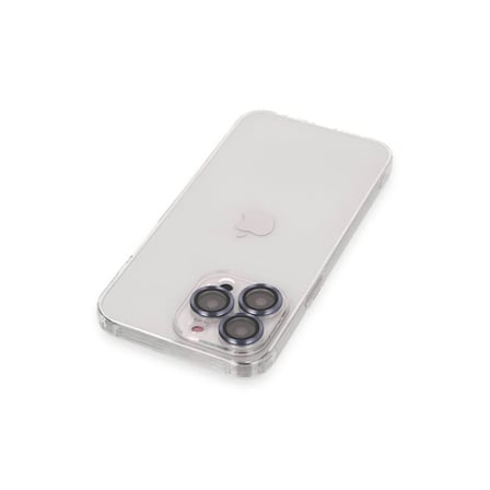 Apple iPhone 13 Pro Kılıf Luko Lens Silikon - Sierra Blue