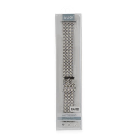 Apple Watch 38mm Karo Motif Kordon - Lila iegxx