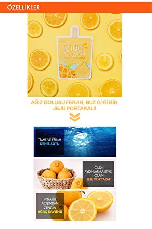 Portakal Özlü Aydınlatıcı Maske APIEU Icing Sweet Bar Sheet Mask (Hanrabong)