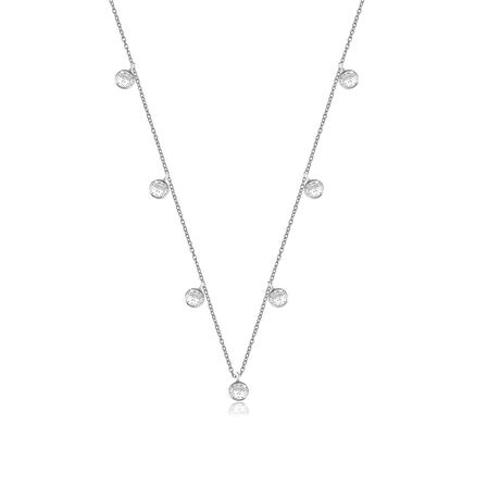 EMILIANO JEWELLERY SİLVER 925 AYAR ZİRKON TAŞLI TİFFANY KOLYE