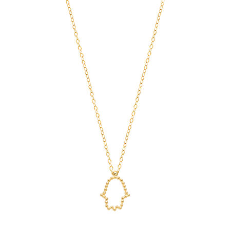 EMILIANO JEWELLERY 925 AYAR GÜMÜŞ TAŞLISİZ HAMSA KOLYE