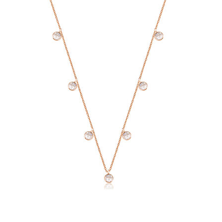 EMILIANO JEWELLERY SİLVER 925 AYAR ZİRKON TAŞLI TİFFANY KOLYE