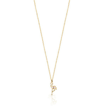 EMILIANO JEWELLERY 925 AYAR GÜMÜŞ TAŞLI PELIKEN KOLYE