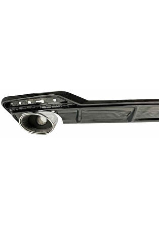 Audi A5 Difüzör  RS5 2D/4D 21-ON S-Line İçin + RS5 Krom Egzoz