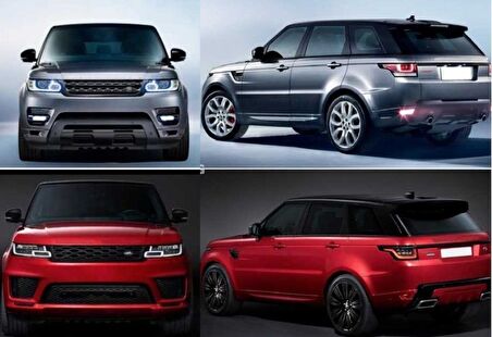 Range rover sport l494 yeni görünüm body kit seti full 2013 / 2017