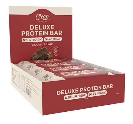 Clean Powders Deluxe Protein Bar 55 Gr 12 Adet - Çikolata 