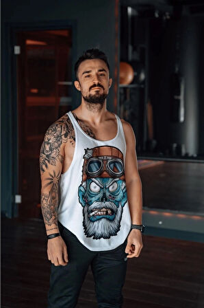 Freeyez Zombi Pilot Gym Fitness Tank Top Sporcu Atleti