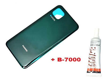 Huawei Uyumlu P40 Lite Arka Pil batarya Kapağı (B-7000) YEŞİL