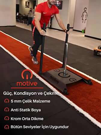 motive sprint Motive Luxury Kızak Çelik Spor Pro Tow Sled