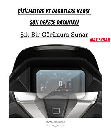 Honda Forza Makyajlı Kasa 2024-2025 Dijital Gösterge Uyumlu Mat Ekran Koruyucu