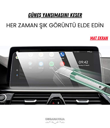 Bmw G30 520 Lci 2020-2024 Makyajlı Kasa Multimedya Uyumlu Mat Ekran Koruyucu