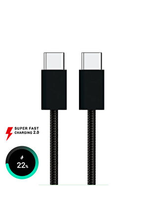 Tecno Pova 7 5g Uyumlu Süper Hızlı Pd Type-C To Type-C ve 45W Şarj Seti MT-A1745