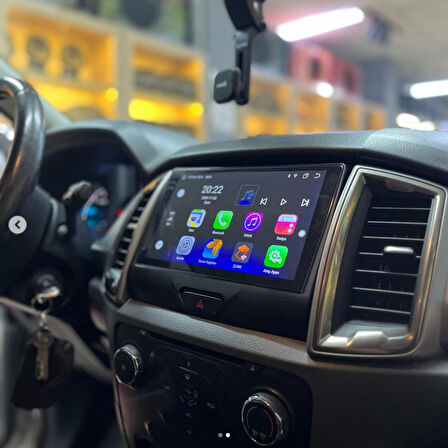 FOR-X FORD RANGER(2016-2022-9''ANDROİD GERÇEK 2+32 GB / 4 ÇEKİRDEK 1.6Ghz / WIFI 5.0Ghz / BT 5.4-KABLOSUZ CARPLAY-AHD HD GERİ GÖRÜŞ KAMERA HEDİYE