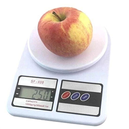 İpek Yıldızı® LCD Ekranlı Dijital Hassas Mutfak Terazisi Tartısı Baskülü