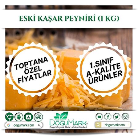 DoğuMark - Eski Kaşar Peyniri (1 Kg)