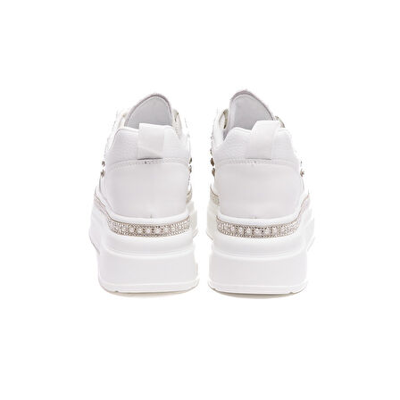 Yüksek Taban Taşlı Kadın Sneaker