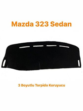 MAZDA 323 SEDAN 3 BOYUTLU VİP DERİ TORPİDO KORUYUCU